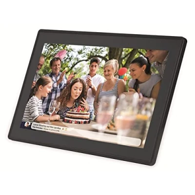 Image de Denver PFF 1514BMK2 Cadre Photo numérique Wi FI Écran tactile IPS Full HD de 15,6 Pouces Logiciel FRAMEO intégré Partage sans Fil Fonction minuterie Noir