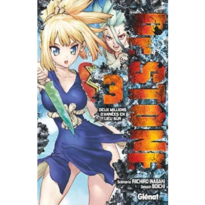 Image de Dr. Stone Tome 03: Deux millions d&#039;années en lieu sûr Livre d’occasion Très bon