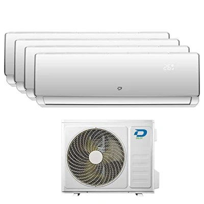 Image de Climatiseur inverter quadri split Frozen R32, 9000+9000+12000+12000 Btu Diloc, classe A++/A+, fonction smart Wi Fi