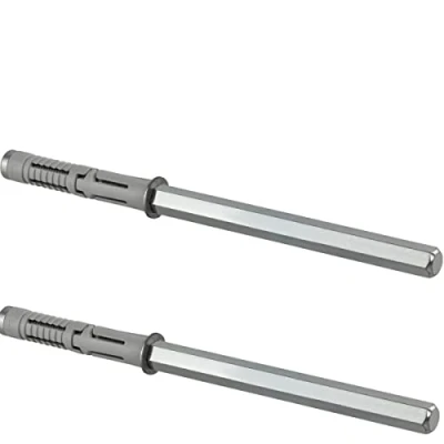 Image de Gedotec Lot de 2 Supports d&#039;étagère invisibles Titane Heavy Charge maximale : 35 kg par paire en acier pour montage mural robustes