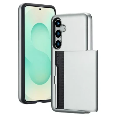 Image de imoshion Coque arrière avec porte cartes pour Samsung Galaxy S25 Plus Gris Neuf