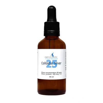 Image de Argentum Plus Argent Colloïdal 25 ppm en Compte Gouttes de 50 ml.