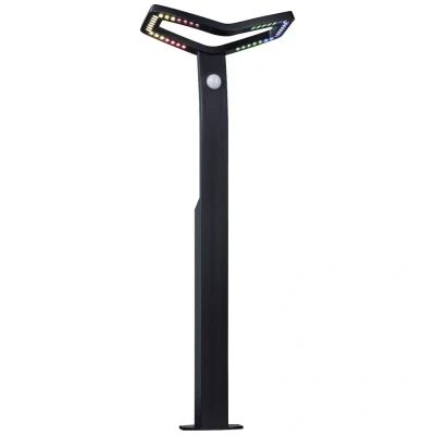 Image de Paulmann, borne lumineuse à capteur intelligent Alara, RGBW anthracite IP44