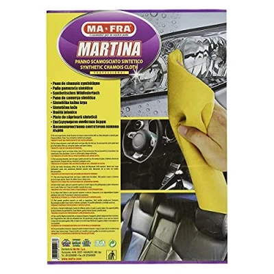 Image de Mafra Martina, Tissu en Daim Synthétique, Haute Absorption et Résistance à l&#039;usure, Efficace pour Nettoyer les Pièces Internes Externes de la Voiture