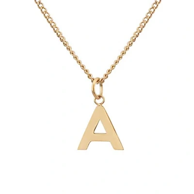 Image de GD GOOD.designs EST. 2015 Chaîne avec lettres en or 18 carats A Résistante à l&#039;eau I pour femmes pendentif Z initiales