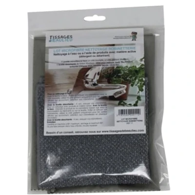 Image de TISSAGES de BEAULIEU Microfibre robinetterie lot 2