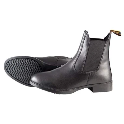 Image de PFIFF Boots d&#039;équitation aspect cuir Bottines , noir, 30 EU