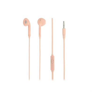 Image de TELLUR Casque Intra Auriculaire Fly, Bouchons d&#039;oreilles en Mousse à Mémoire avec Réduction du Bruit, Rose