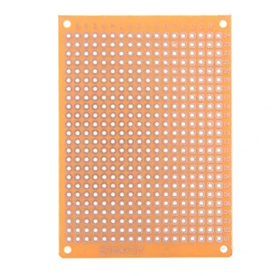 Image de 10PCS Circuit imprimé universel de carte PCB prototype côté simple pour Raspberry Pi et Arduino DIY Electronics kit Pas trou 2,54 mm Epaisseur 1,2 Diamètre du 1,0