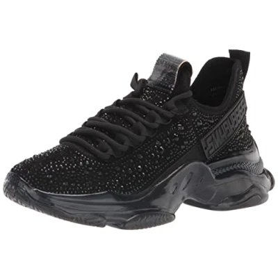 Image de Steve Madden Femme Maxima r Basket, Noir, 38 EU
