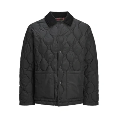 Image de JACK &amp; JONES Jprblucaleb Quilted JKT Sn Veste matelassée, Noir, M Homme