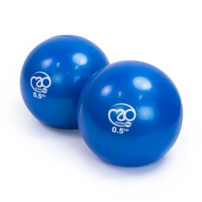 Image de Pilates Mad Soft Weights Poids Doux Unisexe, Bleu, 2 x 0.5Kg