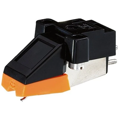 Image de Monacor EN 24 Système magnétique stéréo avec Aiguille Diamant Orange/Noir