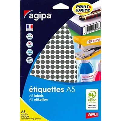 Image de Apli 114307 Etui 2940 pastilles multi usage noir Ø 8 mm