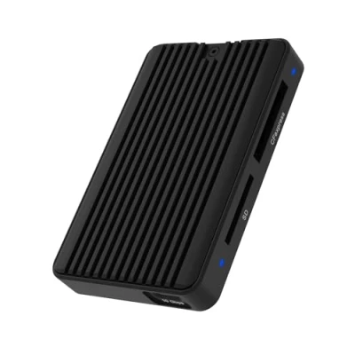 Image de ICY BOX Lecteur de Cartes CFexpress Type B avec USB 3.2 (Gen 2) 10 Gbit/s, SD 4.0, Adaptateur C &amp; A (2 en 1), Cartes, pour Windows macOS, IB CR504 C31
