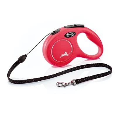 Image de flexi Laisse rétractable Classique pour Chien jusqu&#039;à 11,8 kg 4,8 m Rouge