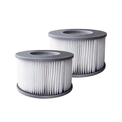 Image de YanBan 2pcs Filtres de Bain à remous pour MSPA piscines gonflables, Pompe Cartouche filtrante Version améliorée Tous Les spas actuels