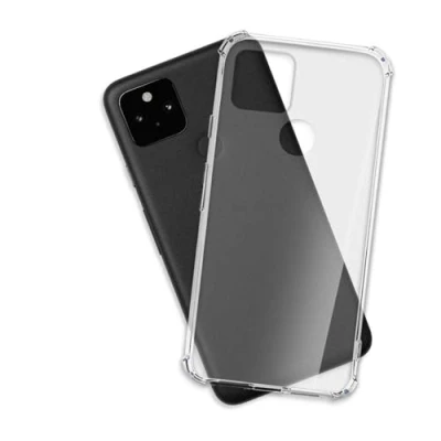 Image de mtb more energy® Coque Soft Armor pour Google Pixel 5a 5G (6.2&#039;&#039;) Coins renforcés Protection de la caméra 1.5mm TPU Étui Housse Pochette Anti Shock