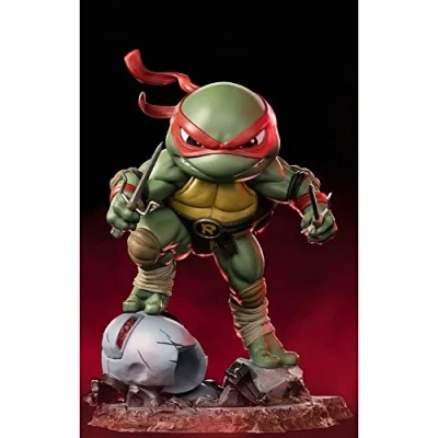 Image de Iron Studios TMNT Raphael Minico Rafael Statues, Uni, NICKEL62022 MC, Multicolore, Standard