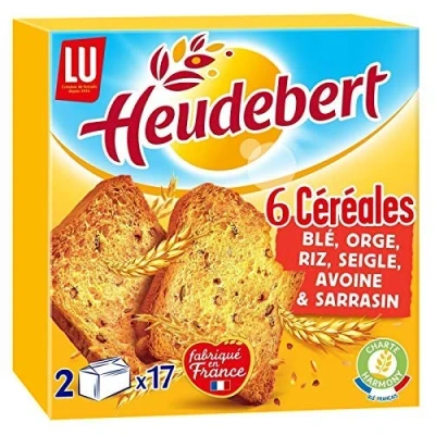 Image de LU Heudebert Biscotte Céréales 300G Lot De 4