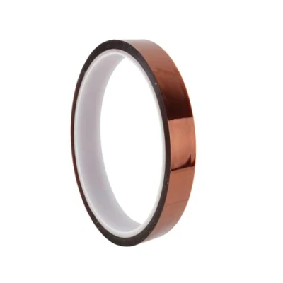 Image de JJiaoLinin kapton Haute température résistant,10mm * 33m Polyimide Heat Résistant à Ruban adhésif d&#039;or La Chaleur pour Presse Chaud Circuit Fils Soudure l&#039;étain