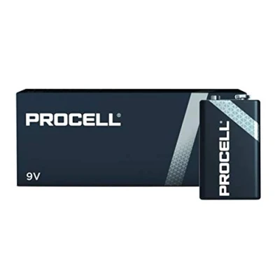 Image de 50 x 9V Duracell Industrial MN1604 E Block Alkaline Batteries for Electronics