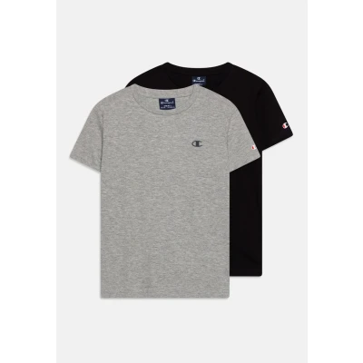 Image de Champion CREW NECK Unisex 2 PACK Tshirt basique pour enfants, Taille: 102/107, Black