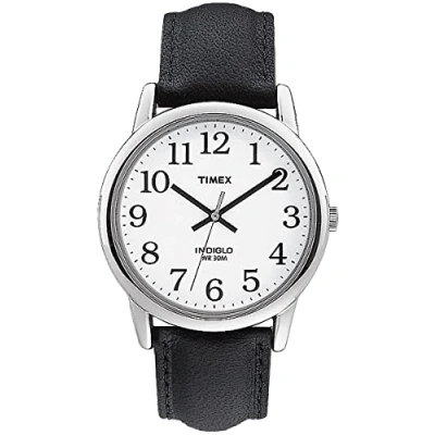 Image de Timex Homme T20501D7 Heritage Easy Reader Quartz Analogique Blanc Noir Cuir