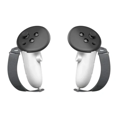 Image de PRISMXR Poignées de contrôleur compatible avec Meta Quest 3S/Quest 3, dragonne souple réglable qui s&#039;adapte à différentes tailles main (convient pour Carina D1/ D1S)