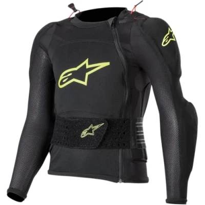 Image de Alpinestars Bionic Plus Youth Protection Jacket Long Sleeve Black/Fluo Yellow