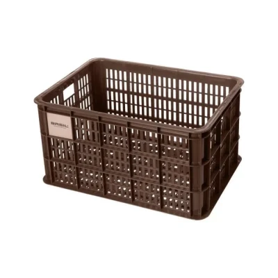 Image de Basil Crate Bauletto per Bicicletta Unisex Adulto, Marrone, 49.8x39x26.5cm