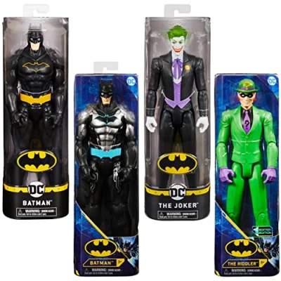 Image de DC Comics Batman Figurine Basique 30 cm Figurines Articulées À Collectionner 6055697 Modèle Aléatoire Jouet Enfant 3 Ans et +