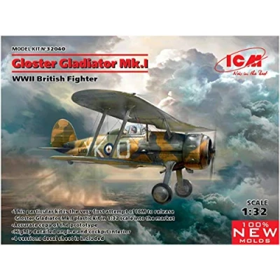 Image de ICM ICM32040 Gloster Gladiator MK.I 1:32 WWII British Fighter