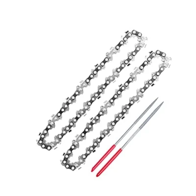 Image de SORTZ 4 pouces 6 8 Mini chaîne de scie 1/4 &quot;Pitch 043quot;Calibre 47 DL 45DL 28DL 36DL 37DL 48DL Chaînes tronçonneuse 2 pièces (Color : pcs Inch 47DL, Size 1)