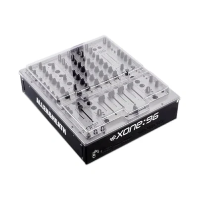 Image de Decksaver Coque pour Allen &amp; Heath Xone 96 Couvercle de protection en polycarbonate super durable couleur transparente fumée, fabriquée au Royaume Uni Le choix des DJ une