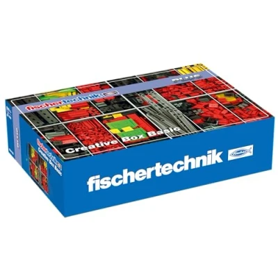Image de fischertechnik 554195 Box Basic Boîte créative de Base avec 630 pièces Construction, kit pour Enfants à partir 7 Ans, Colourful, Large