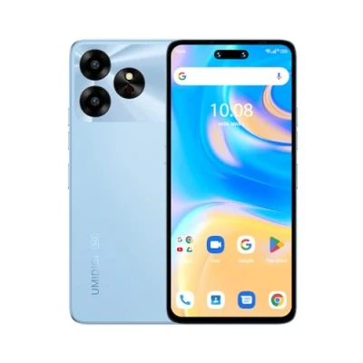 Image de [Première mondiale] Smartphone UMIDIGI G6 5G Android 13 NFC Dimensity 6100+ 50MP 6GB 128GB 5000mAh 6.57 90Hz téléphone portable 6G+128G bleu