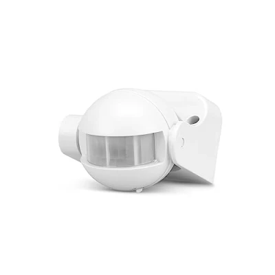 Image de Garza 430041 Power Detector de Mouvement Infrarouge Mural, Angle détection : 180 , Blanc