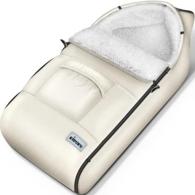 Image de KIDUKU Chancelière pour Poussette Sac de Couchage bébé Lavable Couvre Pieds Coque avec Fermeture éclair et Grande Poche