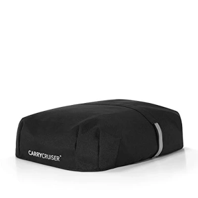 Image de reisenthel carrycruiser Cover Housse de Protection pour Sac Courses, élastique Facile à Placer, Fixation sur l&#039;articulation la poignée, Polyester Haute qualité, déperlant, en Black