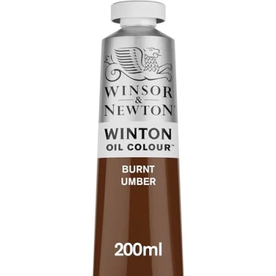 Image de Winsor &amp; Newton Winton Huile 200ml 076 Terre D&#039;ombre Brulee