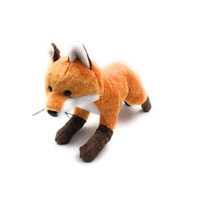 Image de Onwomania Peluche Animal Renard Roux Brun 23 cm
