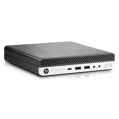 Image de HP EliteDesk 800 G3 Desktop Mini USDT Intel Quad Core i5 512 Go SSD Disque dur 16 Memoire Windows 10 Pro Business PC Reconditionne