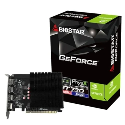 Image de Biostar VN7313TG46 carte graphique NVIDIA GeForce GT 730 4 Go GDDR3 Neuf