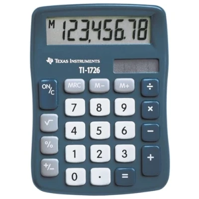 Image de Texas Instruments TI 1726 Calculatrice de poche 8 chiffres
