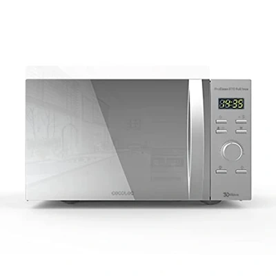 Image de Cecotec Micro ondes avec Gril ProClean 8110. 1000W, Capacité de 28L, Revêtement Ready2Clean, Affichage LED, 8 Programmes, 5 Niveaux, Décongélation, Minuterie 60 Minutes