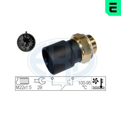 Image de ERA 330301 Interrupteur de température, ventilateur radiateur M22 x 1,5 OPEL: Vectra A Berline, Calibra A, CC