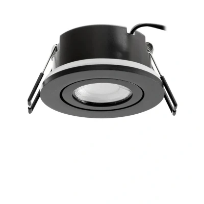 Image de Arcchio downlight LED Eliar rond noir CCT orientable