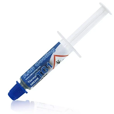 Image de AABCOOLING Thermal Grease 1 1g 4.8 W/MK Une Pâte Thermique Processeur en Silicone Non Conductive Qui Facile à Appliquer Pas Le Courant Électrique, Conductivité Optimale
