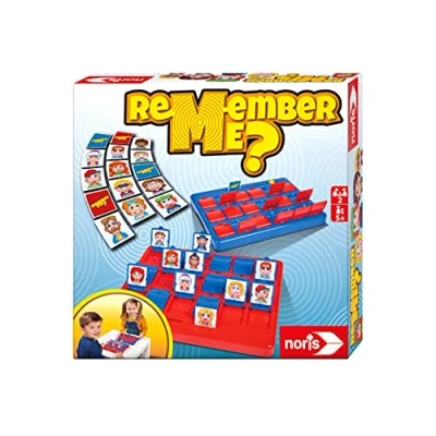 Image de noris 606064477 Remember me Le Jeu de devinettes Amusant avec 18 Personnages différents, Questions pour 2 Joueurs à partir 5 Ans